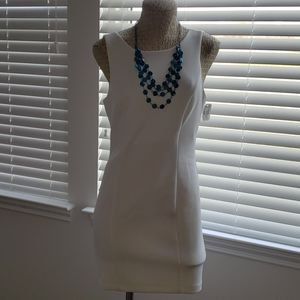 Size s. Frederick's white pull on dress. Nwt